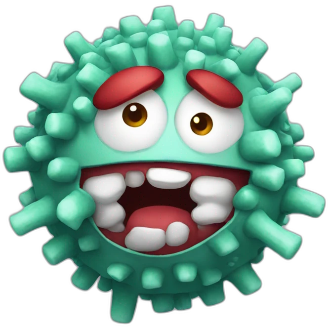 flu virus emoji