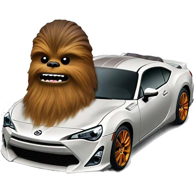 Hot wheel furry Chewbacca Toyota 86 emoji