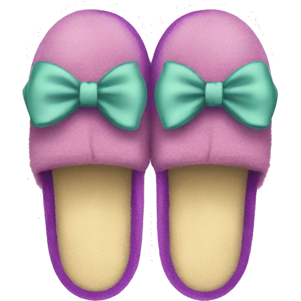 slippers with bows emoji