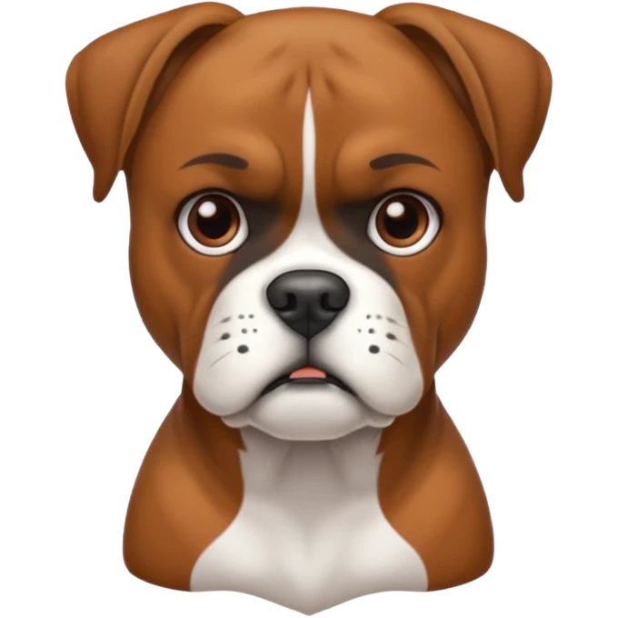 Boxer dog emoji