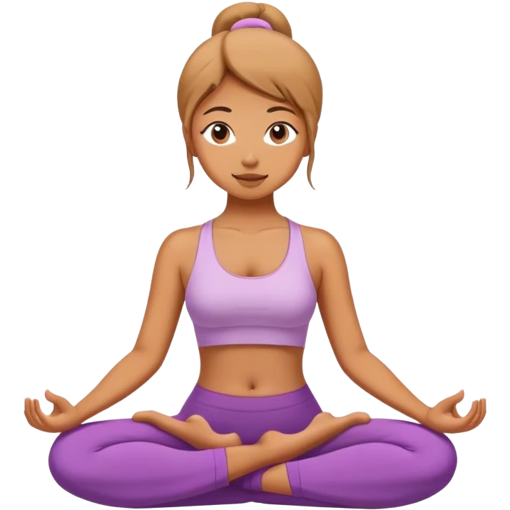 yoga girl emoji