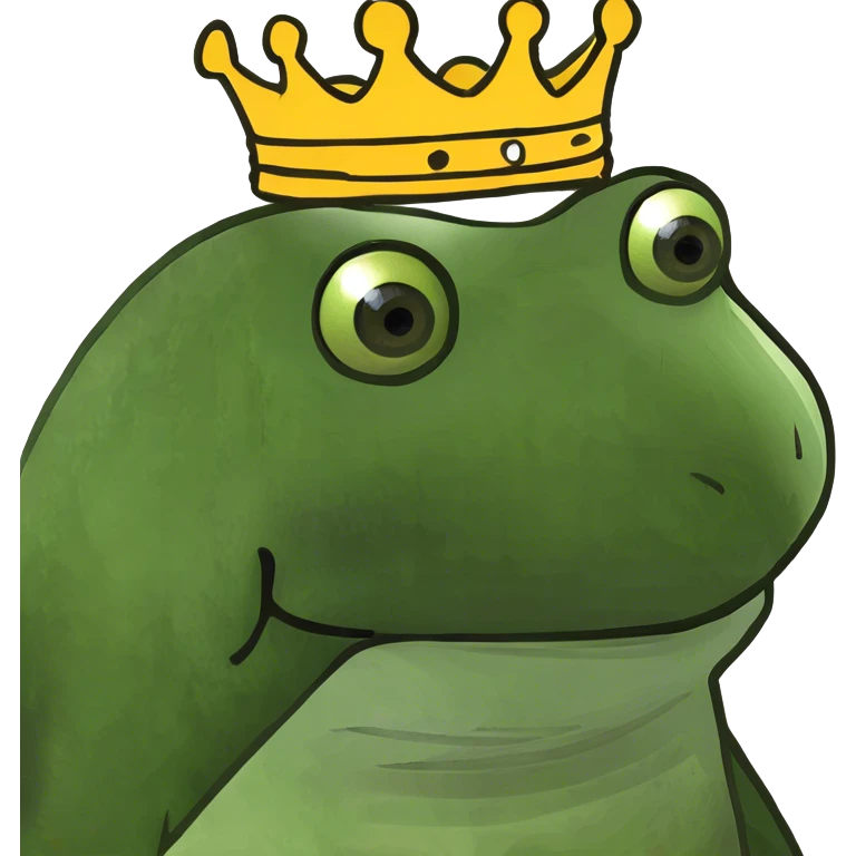 Wearing a crown emoji