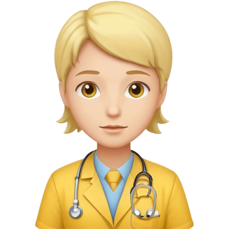 doctor with yellow uniform emoji
