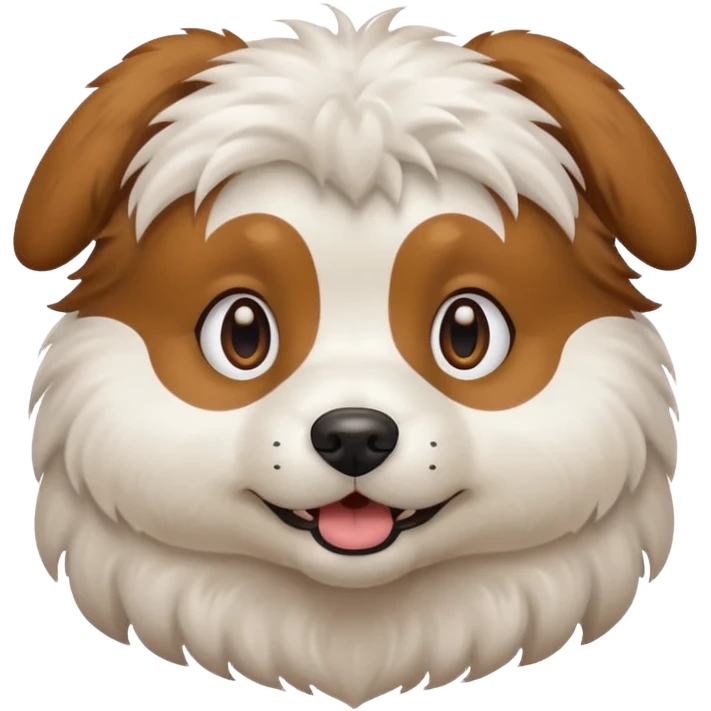 A DOG WITH A GON emoji