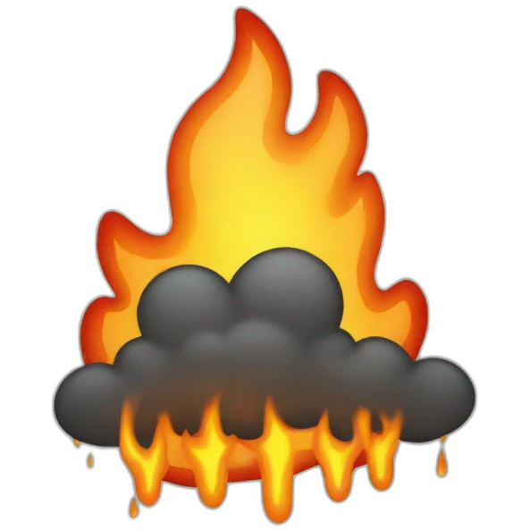 fire rain emoji