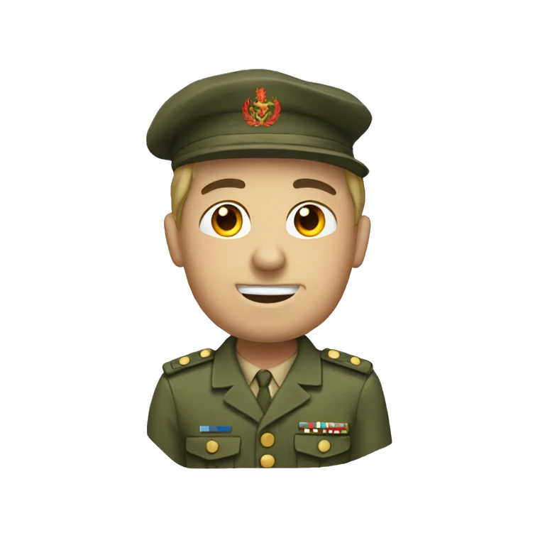 Un militaire qui fait du pain emoji