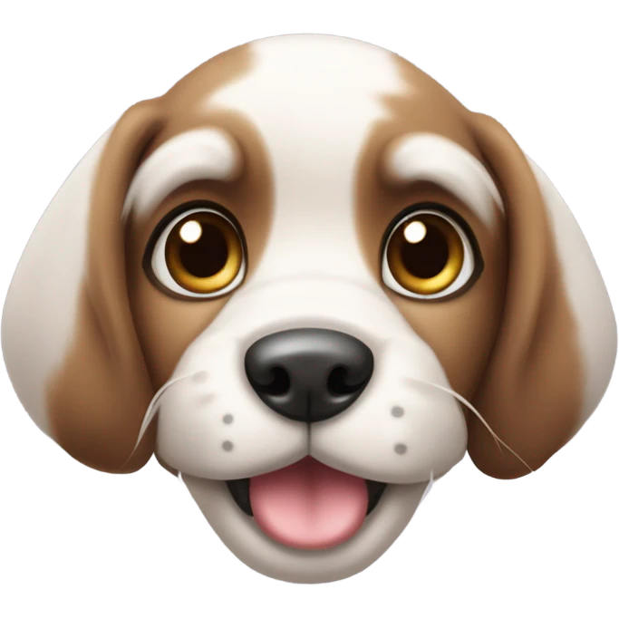 Puppy dog eyes emoji