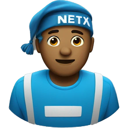 Blue Netflix Logo emoji