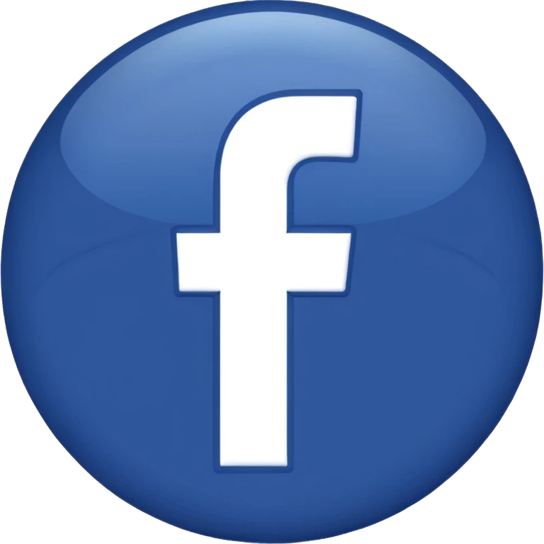 Facebook logo emoji in text emoji