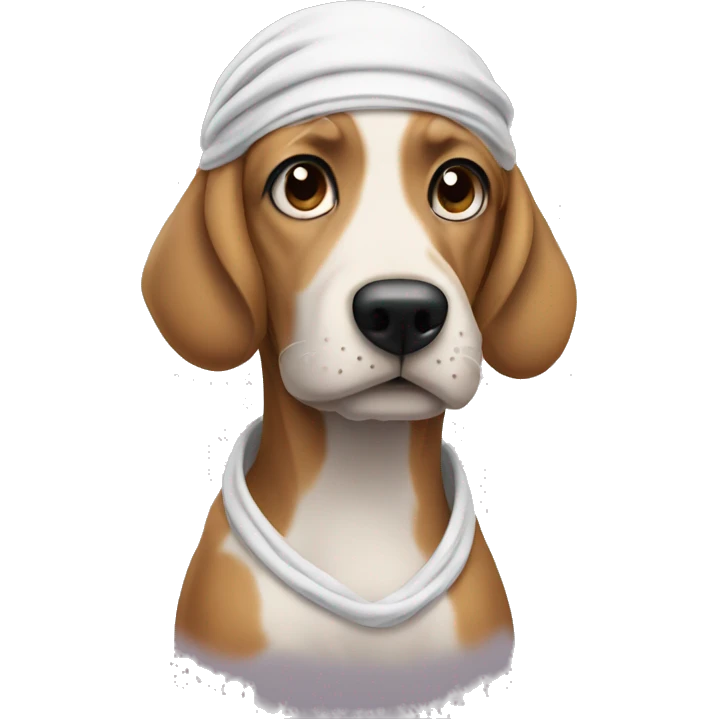 Dog with durag emoji