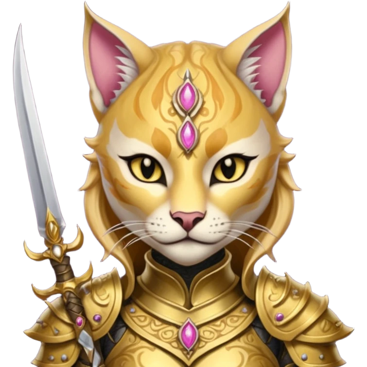 Female khajiit leader of the umbral rose  emoji