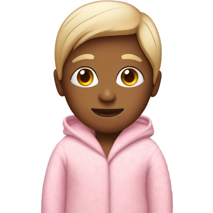 person in pink pajamas emoji