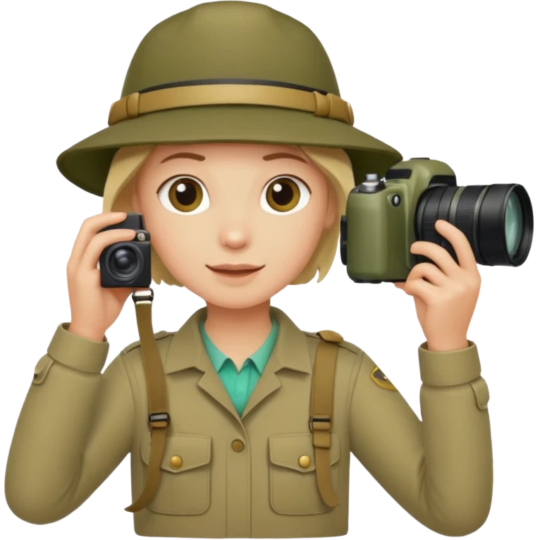 
wild life photographer emoji