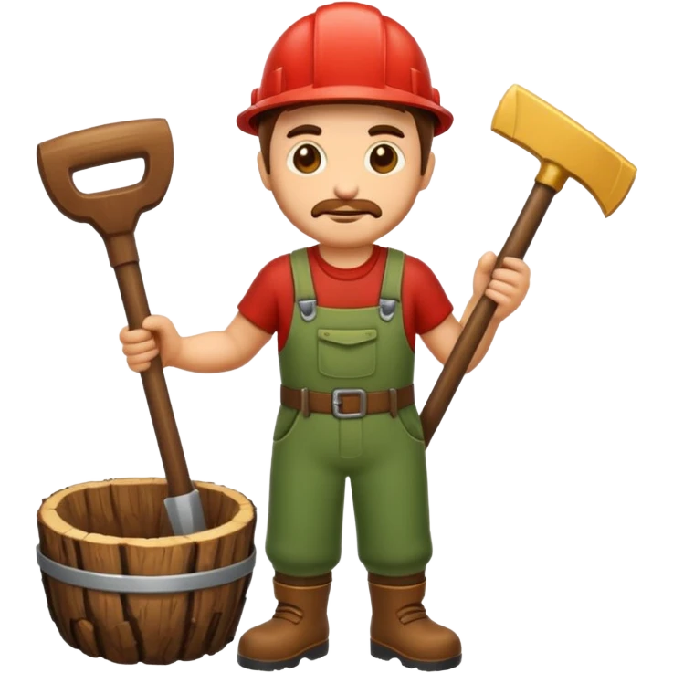 woodcutter emoji