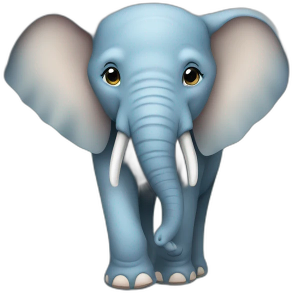 Elephant blue emoji