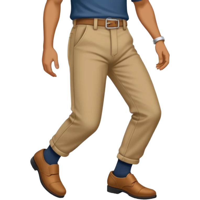Man caught with pants around ankles  emoji