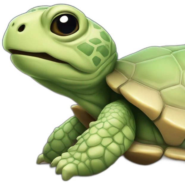 Tortue sur chat emoji