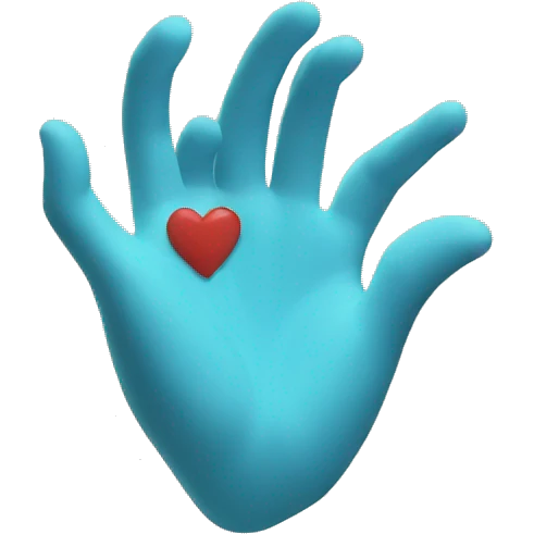 heart made with hands genz emoji