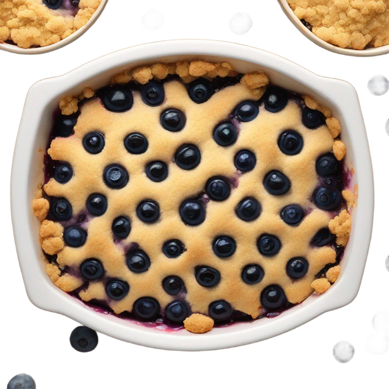 blueberry crumble  emoji
