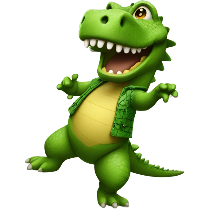 Cocodrilo bailando  emoji