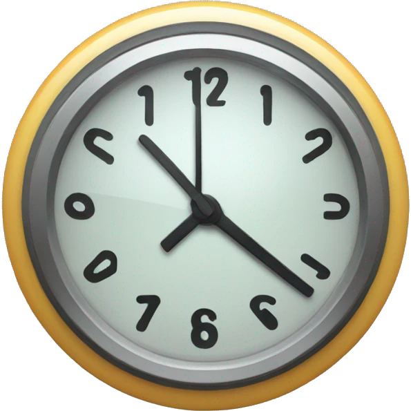 an electronic clock
 emoji