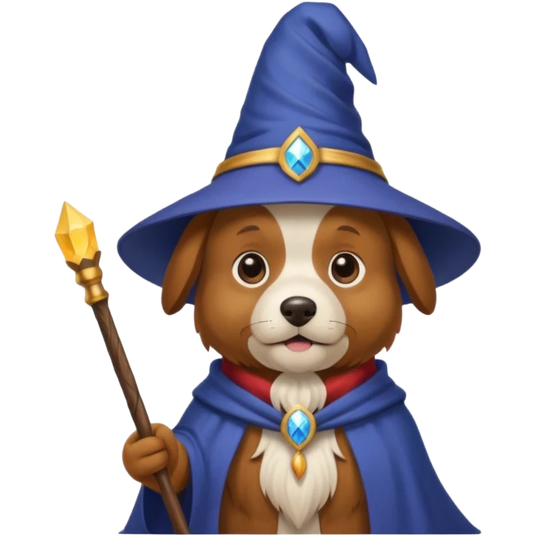 Dog wizard emoji
