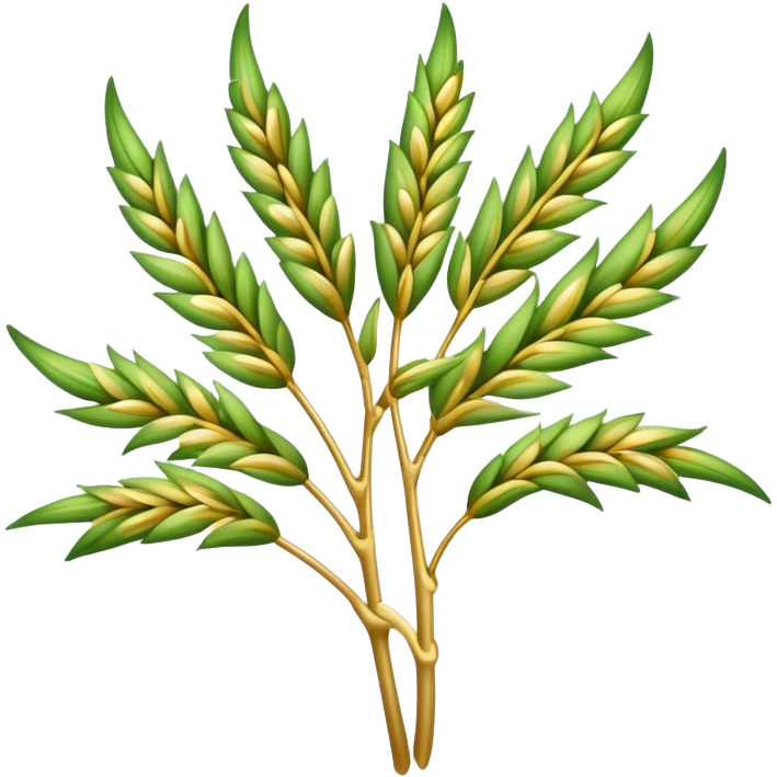 winter rye plant  emoji