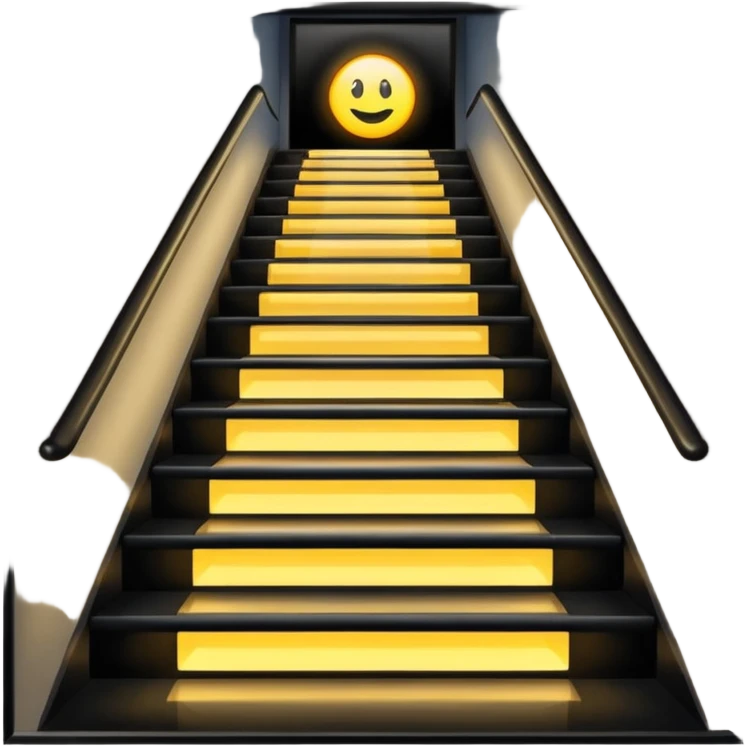 Lights up stairs 1 at floor emoji