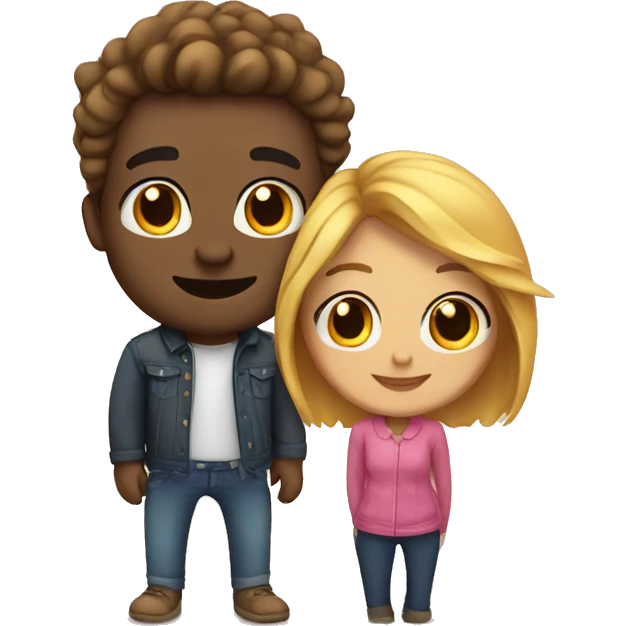 Cute couple emoji