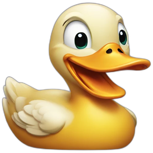 duck laughing emoji