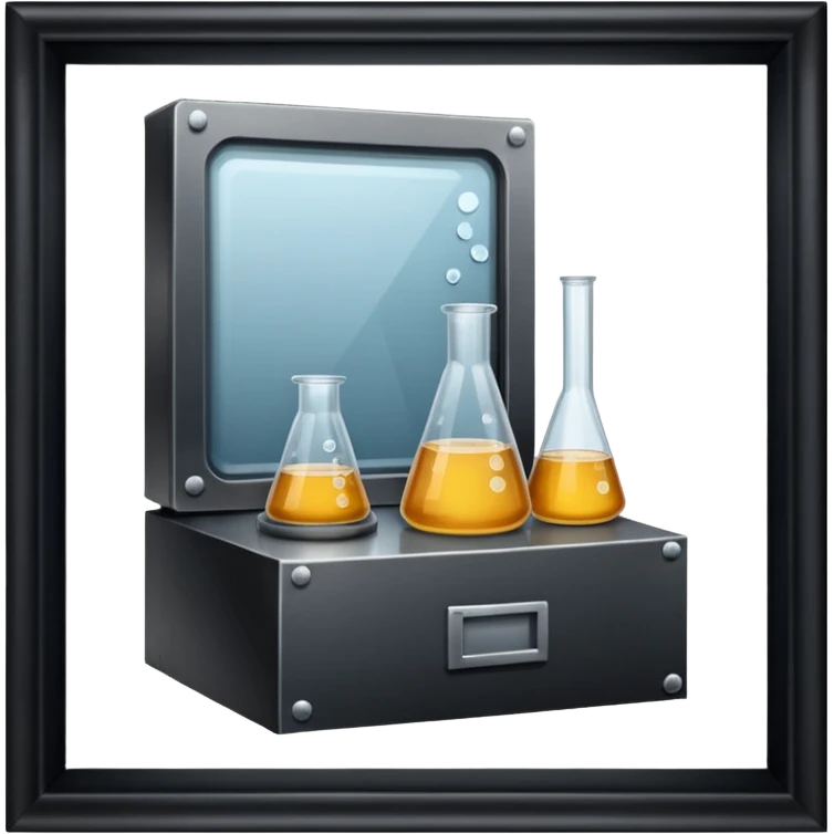 Secretive lab in a deserted place emoji