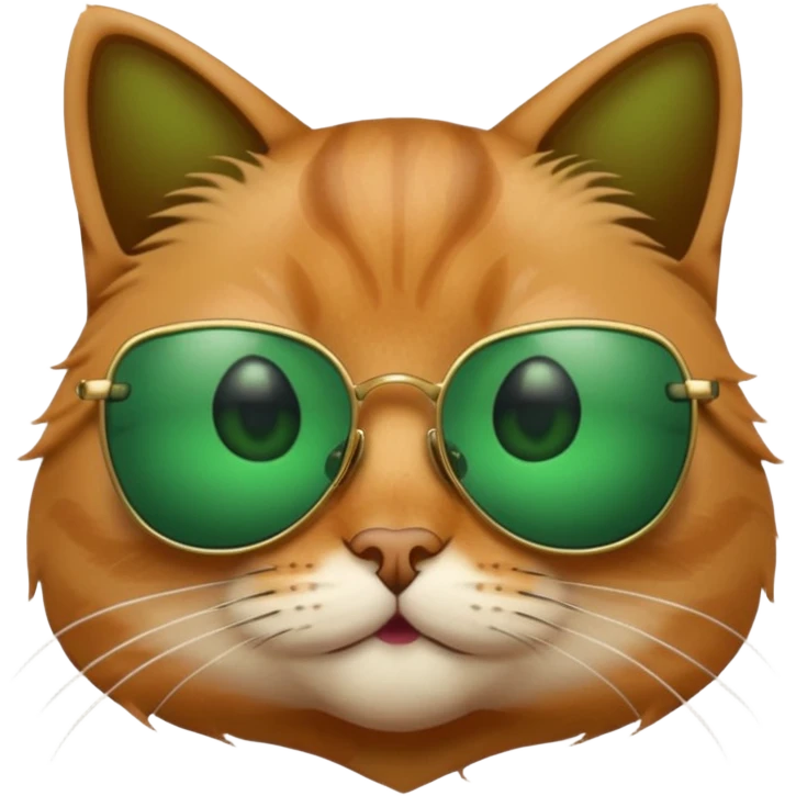 Cat wearing sunglasses emoji