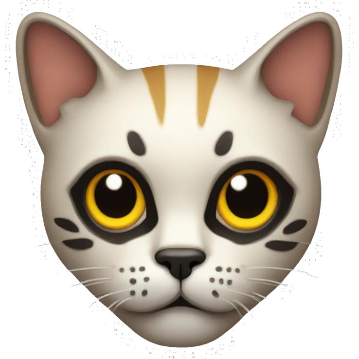 Gato calavera emoji