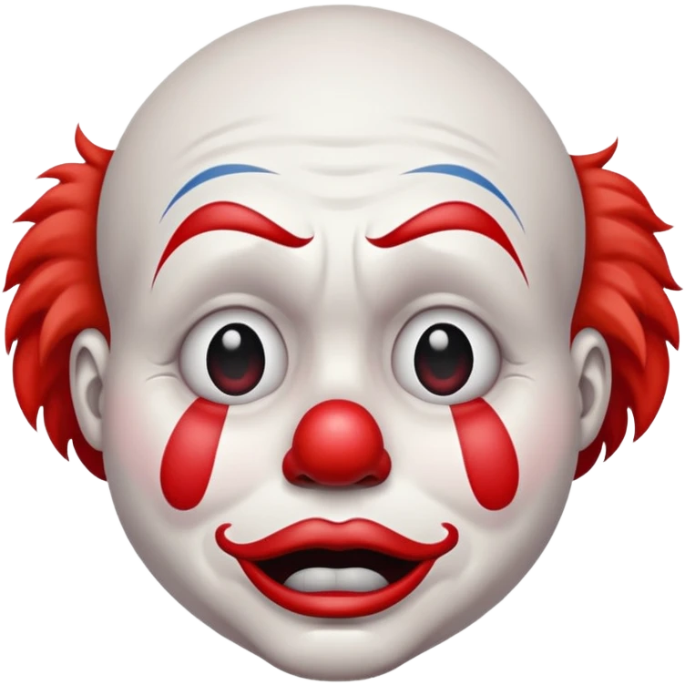Crying clown emoji