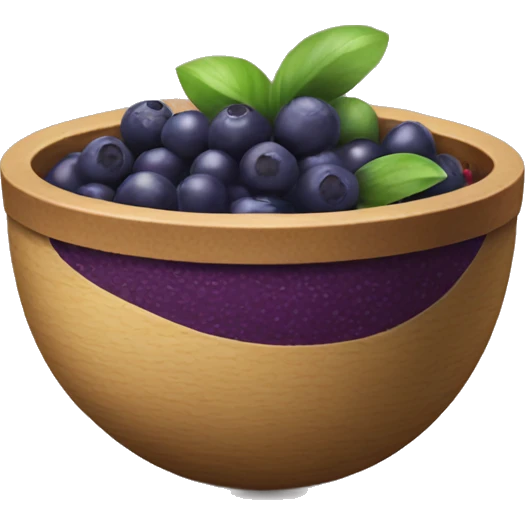 açaí bowl  emoji