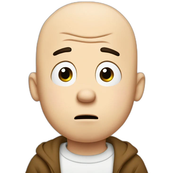sad adult Charlie brown emoji