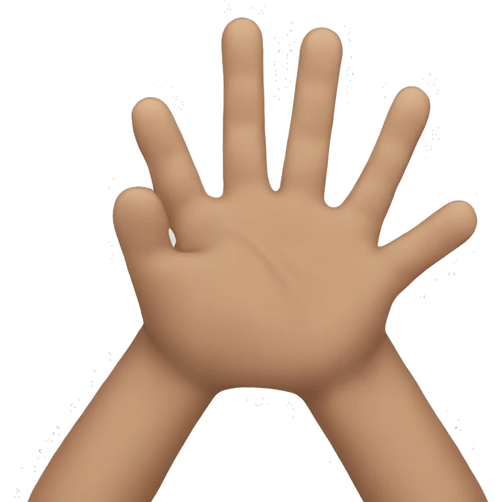 hand typing on keyboard emoji