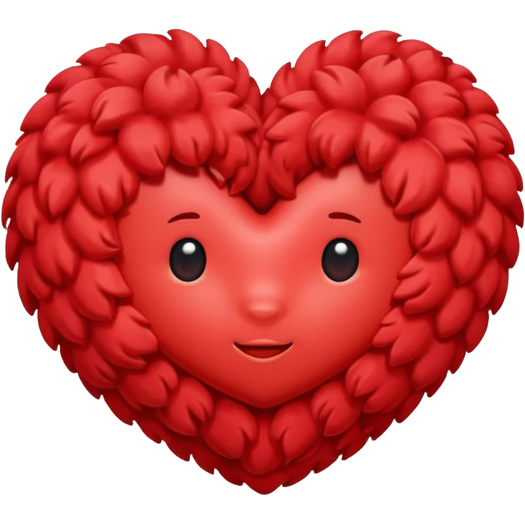 Fleece heart emoji
