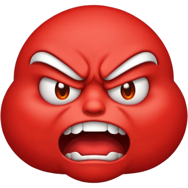 emoji showing anger emoji