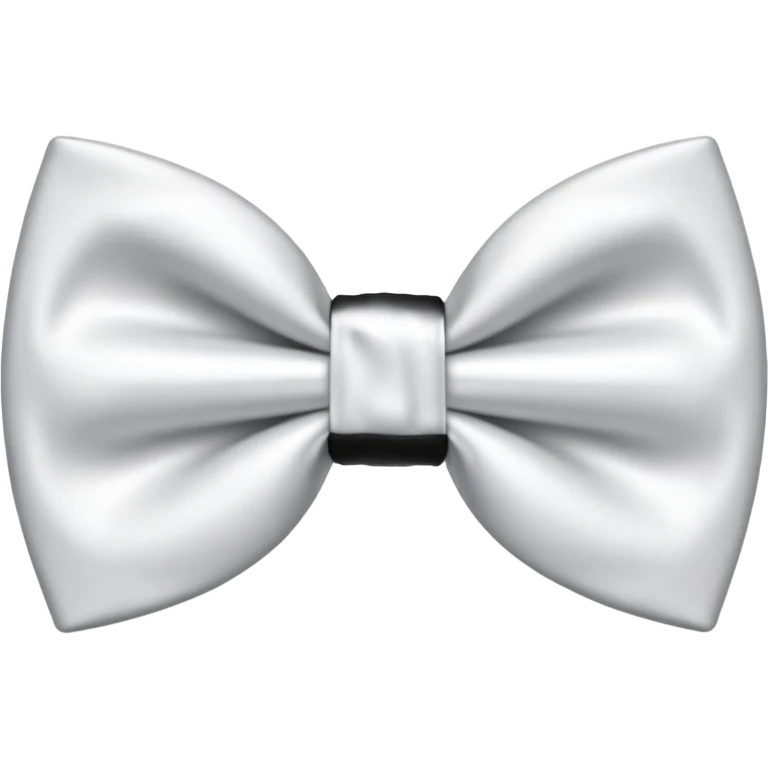 White bow tie like iPhone Emoji boetie emoji