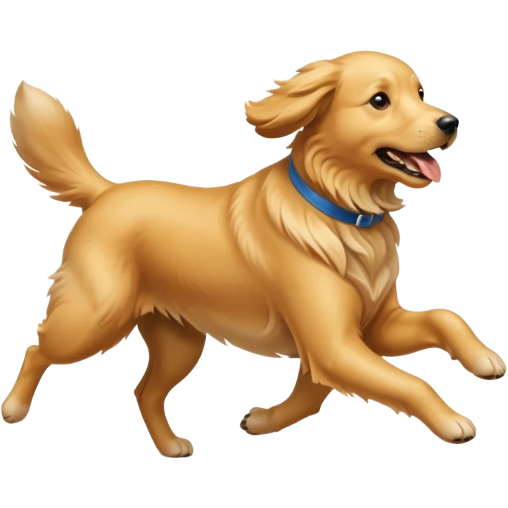 Dog running fast  emoji