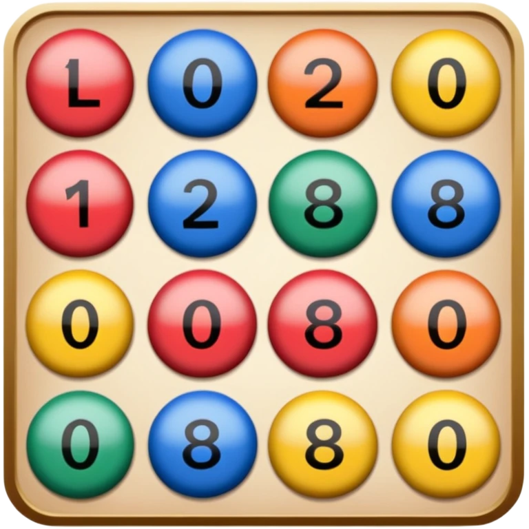 cartes de jeu de loto emoji