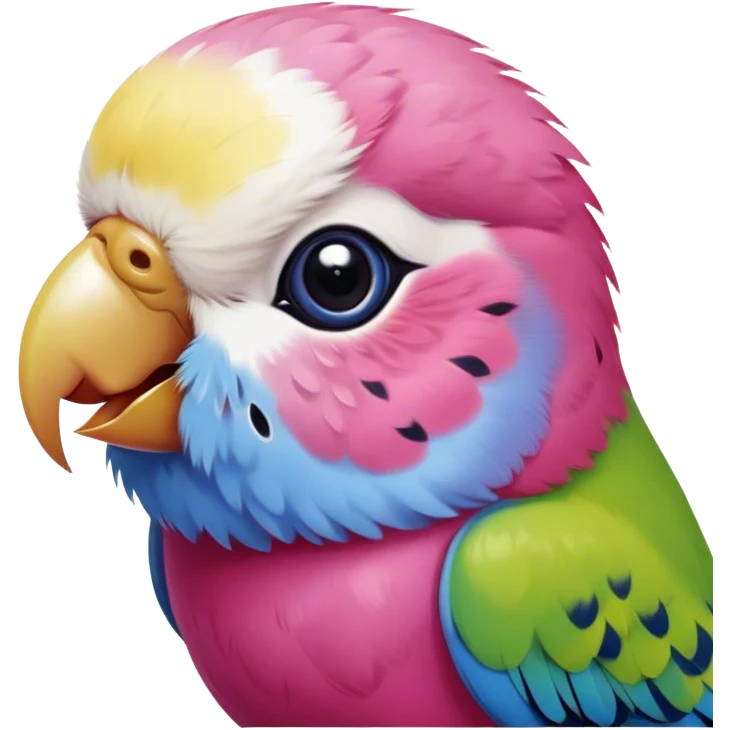 raspberry budgie cute blueberry budgie emoji