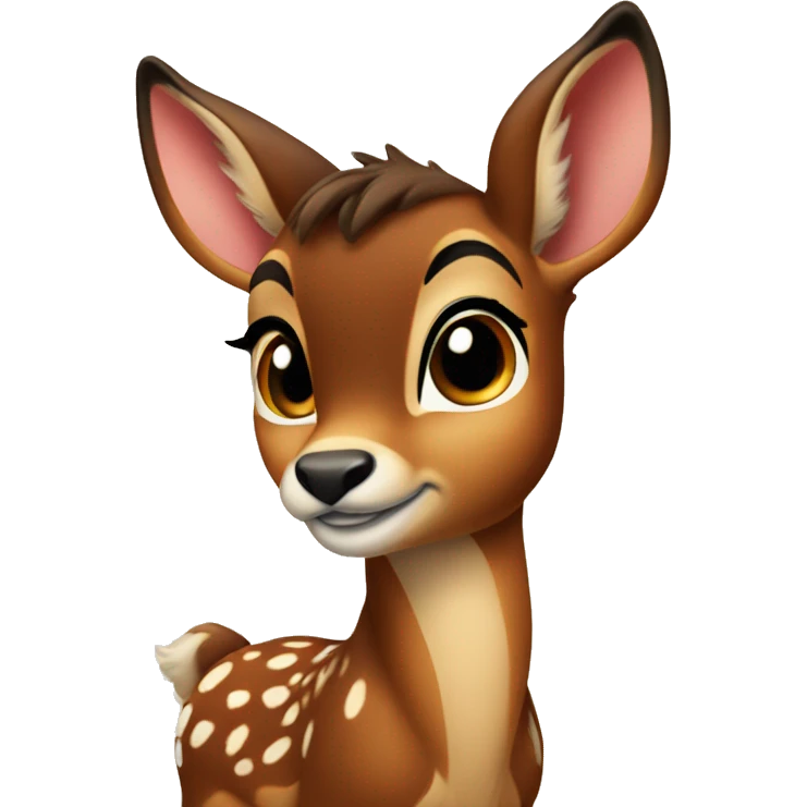 Bambi in love emoji