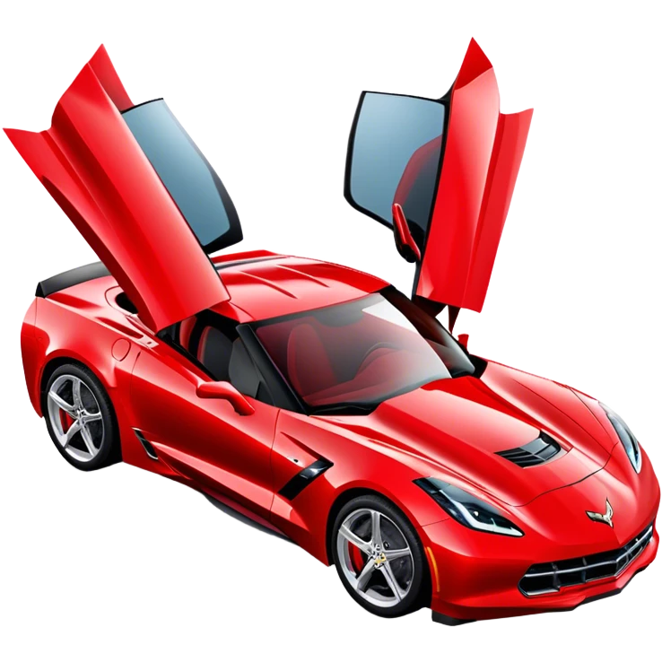 Chevrolet Corvette - Chevrolet (Model Year: 2022) (Iconic colour: Red) emoji