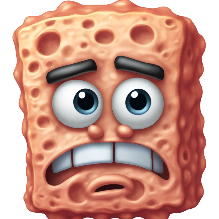 Spongebob sad  emoji