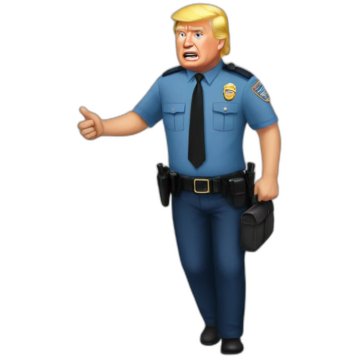 Trump arrest emoji