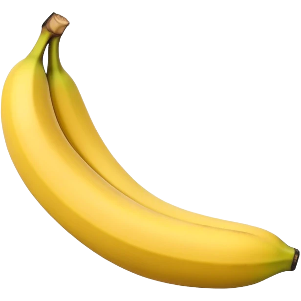 single yellow banana emoji