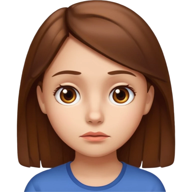 Girl, Questioning face, thinking emoji