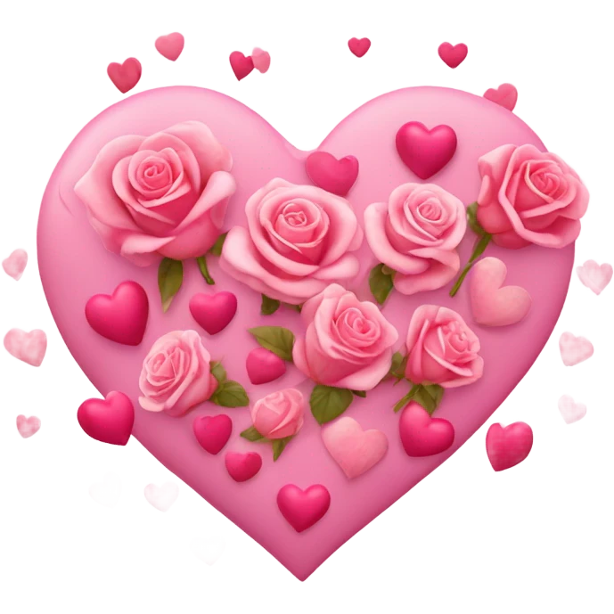 Happy Saint valentine day aesthetic pink emoji